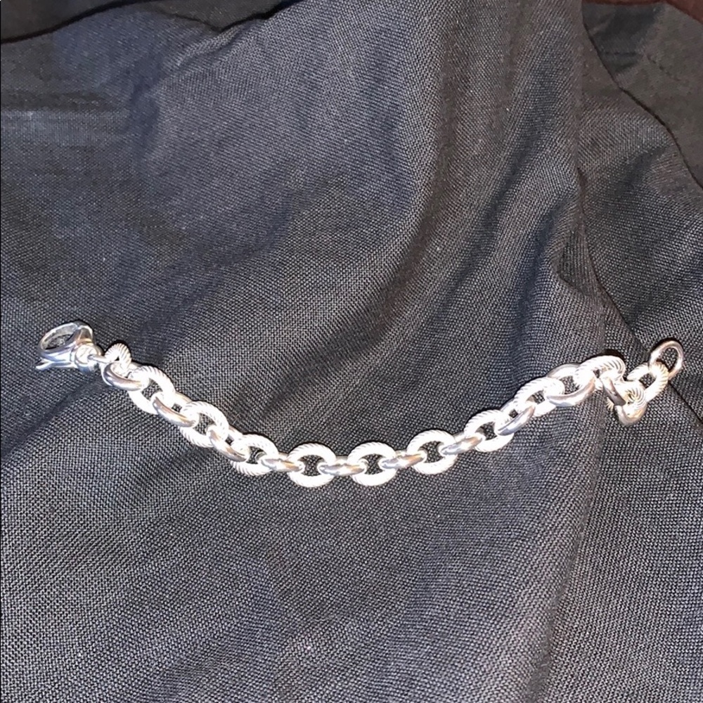 Chain bracelet - 950 fine silver